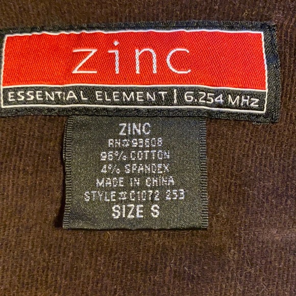 Zinc corduroy brown jacket - Picture 3 of 3